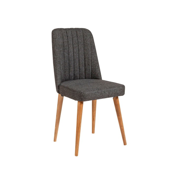 Hanah Home Vina 1053 Juego de Comedor Extensible Pino Atlántico y Antracita